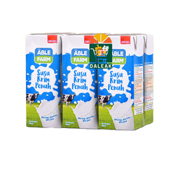 ABLE FARM UHT PLAIN MILK-200ML