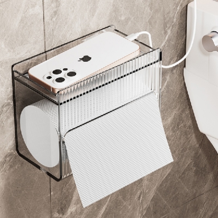 Toilet Paper Plastic Box - Random Color 