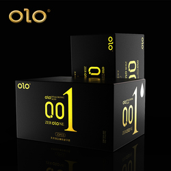OLO New Black Condom 10PCS