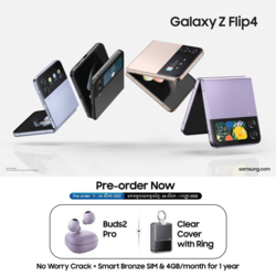 Pre Order Galaxy Z Flip4 256GB|8GB