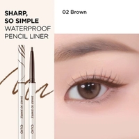CLIO - Sharp So Simple Waterproof Pencil Liner/គូសភ្នែក Eyeliner-02 Brown