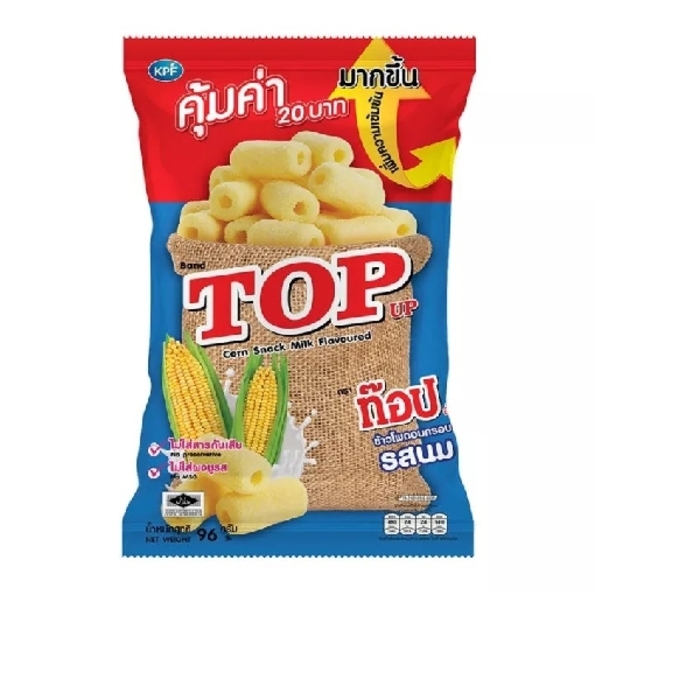 TOP UP Corn Snack Milk 96g