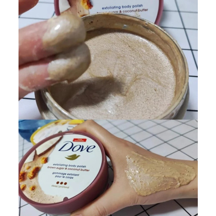 Dove Exfoliating Body Polish Brown Sugar & Coconut Butter 