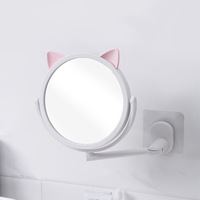 Foldable Makeup Mirror Bathroom 
