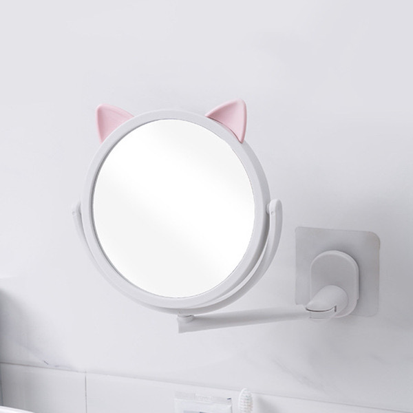 Foldable Makeup Mirror Bathroom 