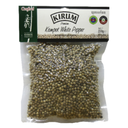 Organic Kirum Kampot White Pepper Bag 250g