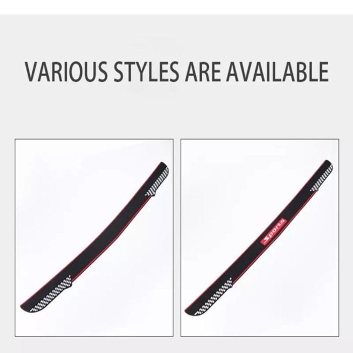 Black Auto Threshold Protection Anti Kick Strips 90CM 