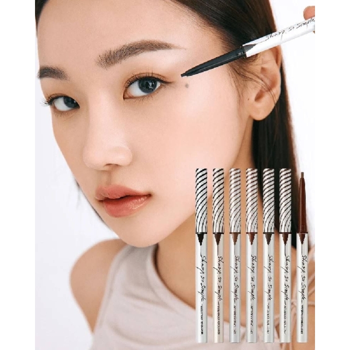 CLIO - Sharp So Simple Waterproof Pencil Liner/គូសភ្នែក Eyeliner-02 Brown