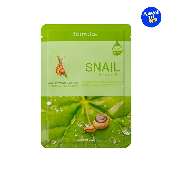 Farm Stay Snail Visible Difference Mask Sheet/1sheet