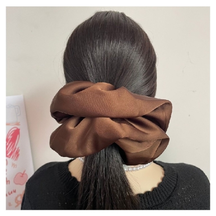 Large Hair Rope/បូចងសក់- Brown color