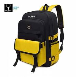 Black And Yellow Backpack BL186
