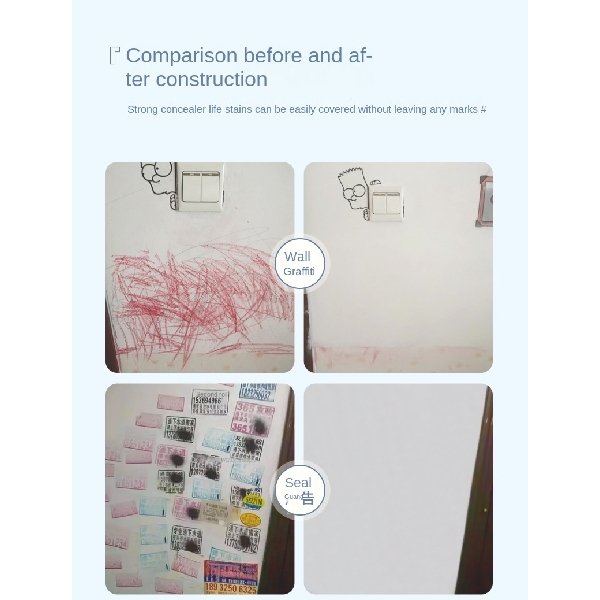 White Wall Small Roller Brush Paint 100g