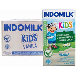 Indomilk Kid Vanilla 115ml - 48 Cans