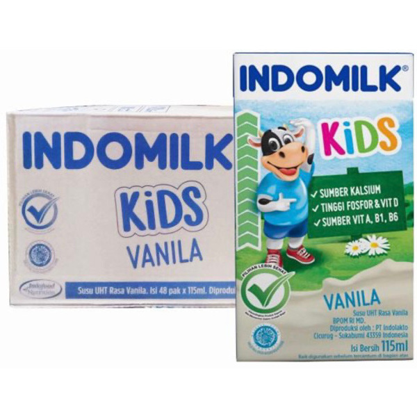 Indomilk Kid Vanilla 115ml - 48 Cans