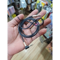 ខ្សែសំលេង 3.5mm ឈ្មោលសងខាង 1m