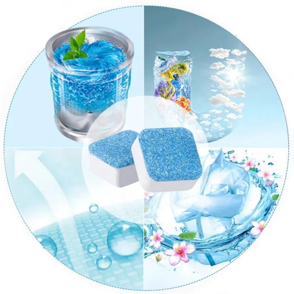 12PCS Washing Machine Cleaner Detergent