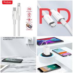 Charger YOOBAO YB-480 PD Type-C to Lighting 1.2m