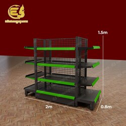 ឈុតកណ្តាលហាង(L1 + T1 + L1)​​ -សញ្ញាក្បាលនាគ-(ខ្នងសំណាញ់​)  2m * 0.8m * 1.5m 4 Layers