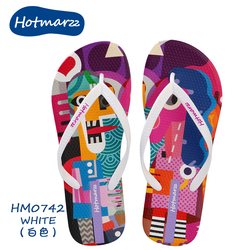 Hotmarzz Robot White Flip Flop
