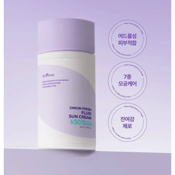 Isntree Onion Fresh Fluid Sun Cream 