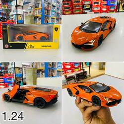 Car alloy Lamborghini Revuelto Orange 1.24