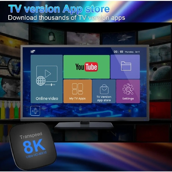 ដុំ Android ATV box Ram2GB Room 16GB តម្លៃតែ22$