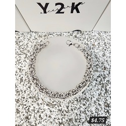 Silver byzantine bracelet