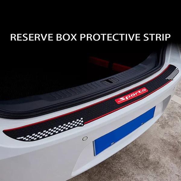 Black Auto Threshold Protection Anti Kick Strips 90CM 