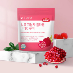 BOTO Pomegranate Small Molecule Collagen Vita Gummy 90g x 6packs
