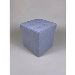 JAPAN HOME STORAGE OTTOMAN-L. GREY