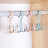 4PCS 360 Degrees Rotate 4 Hooks Hanger