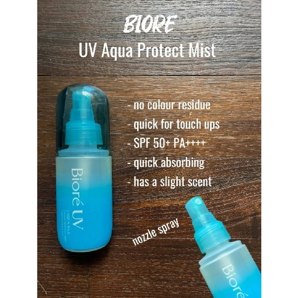 Biore UV Aqua Protect Mist Spray/ស្ព្រាយបាញ់ការពារកម្តៅថ្ងៃ