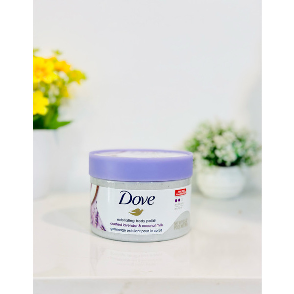 Dove Body Exfoliating Body Polish Crushed lavender & coconut milk 298g