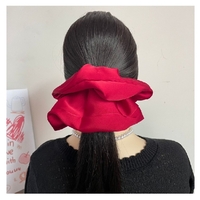 Large Hair Rope/បូចងសក់- Red color