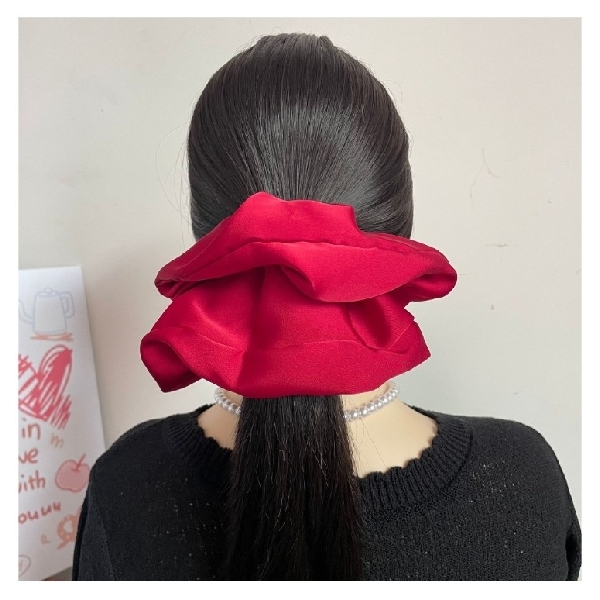 Large Hair Rope/បូចងសក់- Red color