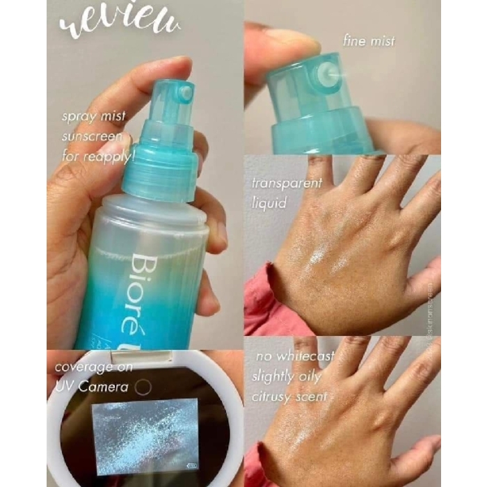 Biore UV Aqua Protect Mist Spray/ស្ព្រាយបាញ់ការពារកម្តៅថ្ងៃ
