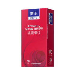MERO Longbox Screw Thread Condom - 10PCS