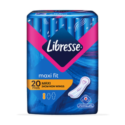 សំឡីអនាម័យ Libresse MAXI អត់ស្លាប មាន 20បន្ទះ