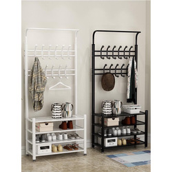 Shoes Rack 80x30x190cm - Black