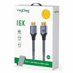 DP 2.1 16K Male to Male Cable 2M