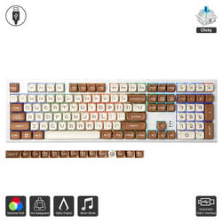 Alpha Series One x Akko Mocha Bear Keyboard