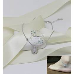 Silver Rhodium Plated Anklet 0010 
