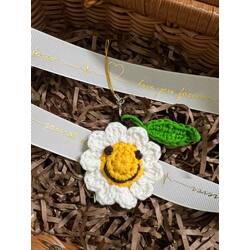  Chamomile keychain smile បន្តោងសោរផ្កាឆាម៉ូម៉ាល​ ញញឹម