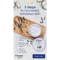 Dove Body Exfoliating Body Polish Crushed lavender & coconut milk 298g