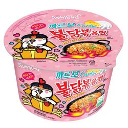 SAMYANG BULDAK HOT CHICKEN CREAM CARBONARA RAMEN BOWL-105G