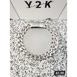 Wide Big Chain Bracelet