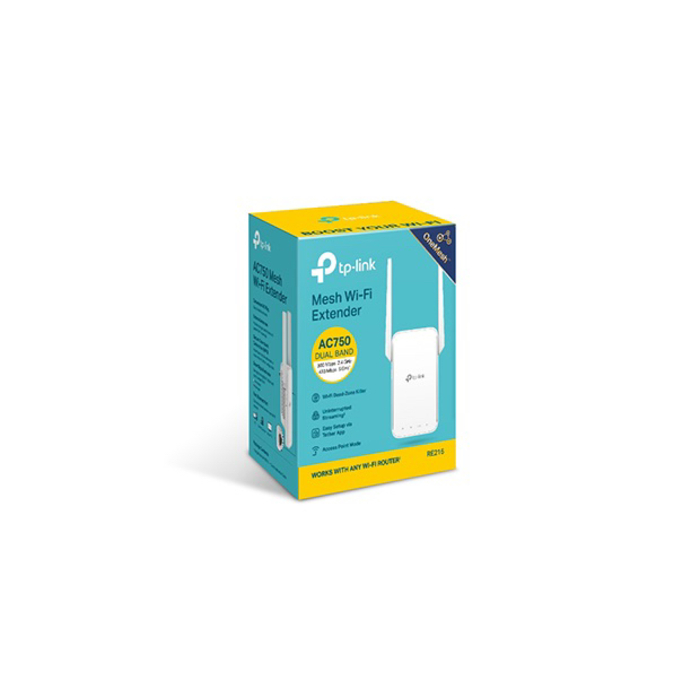 TP-Link RE215 AC750 OneMesh Wi-Fi Rang Extender