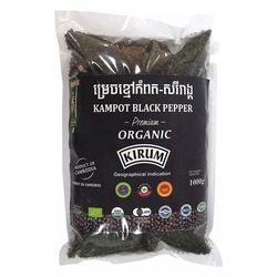 Organic Kirum Kampot Black Pepper Bag 1kg