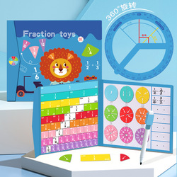 Fraction Toy Math Learning Tools with Magnet 