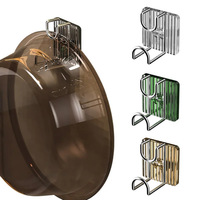 2PCS Washbasin Storage Hooks - Random Color